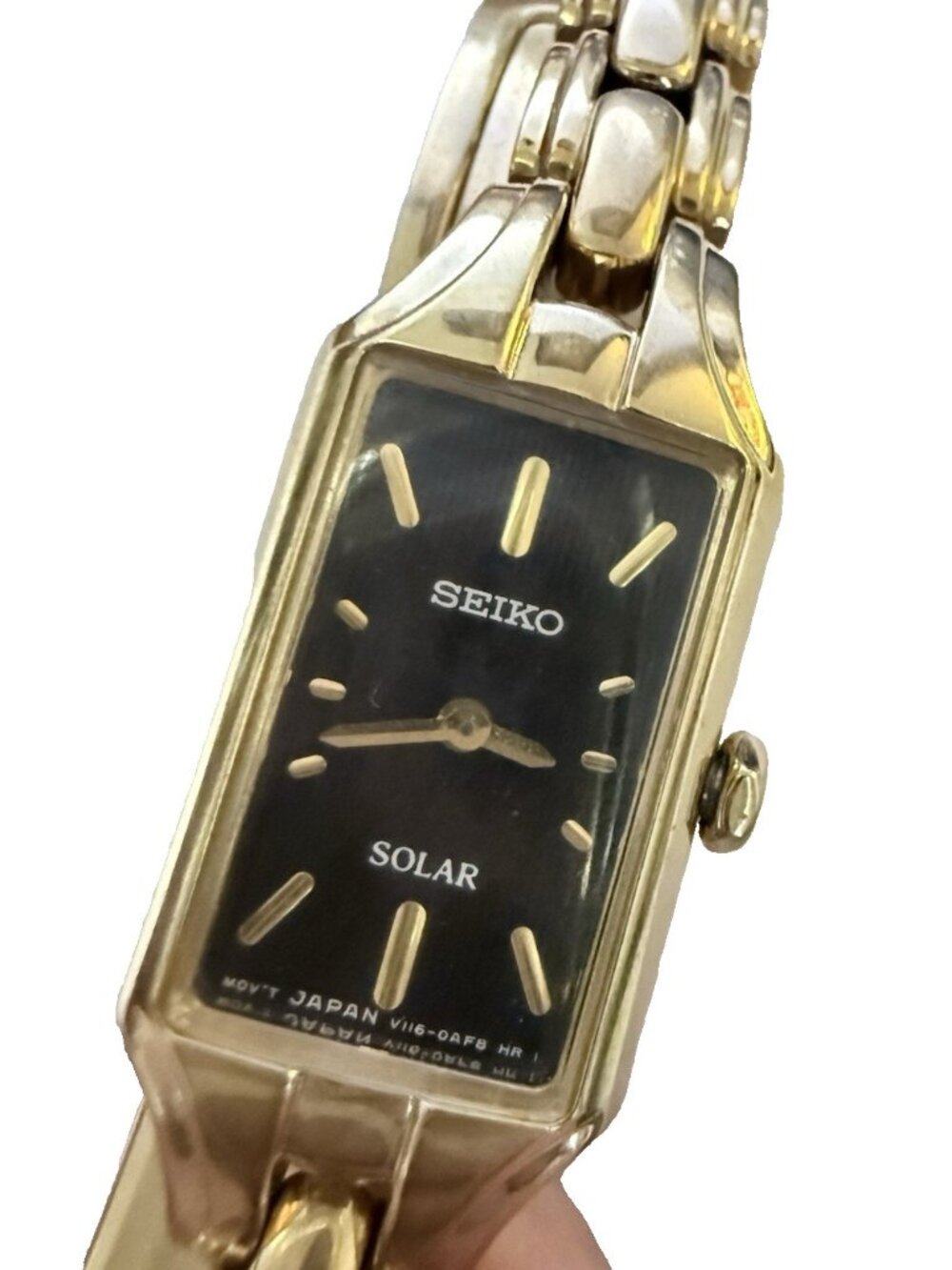 Seiko Solar Slim Ladies Watch Japan Movement V116-OABO PARTS ONLY AS IS